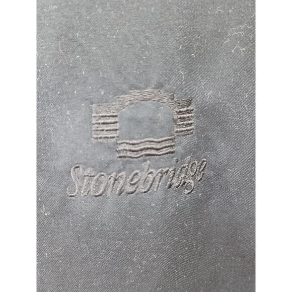 Oxford Golf Jacket Men Black Golf Windbreaker Convertible Removable Sleeve XL - Picture 4 of 9